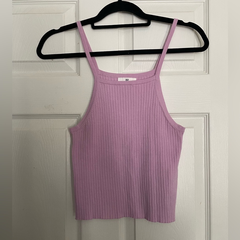 BP Ribbed Purple Tank Top Size Medium EUC